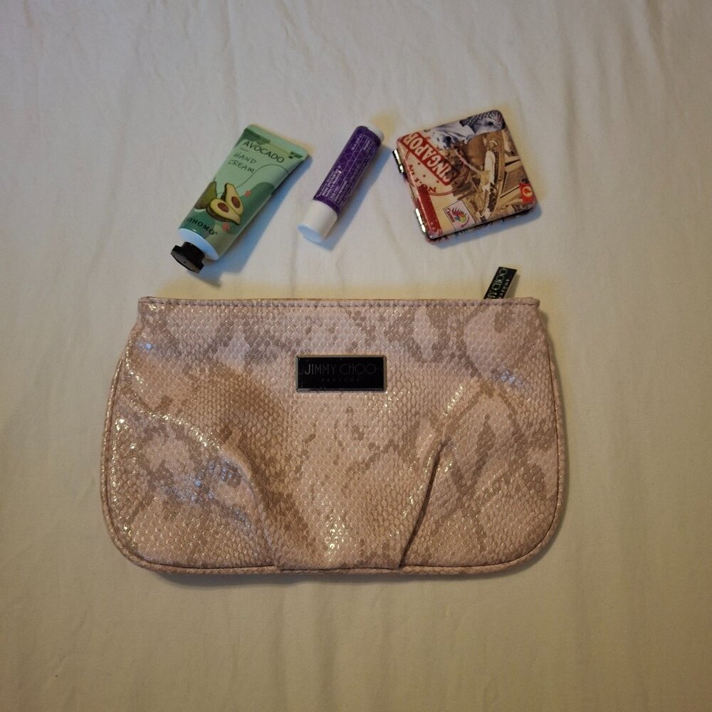 Jimmy Choo Snake Skin Make-up pouch